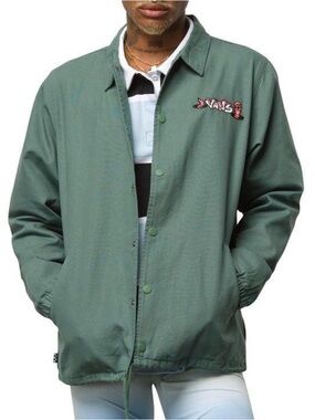Vans “Torrey Skate” Men's Green Coach Jacket in Duck Green - size L